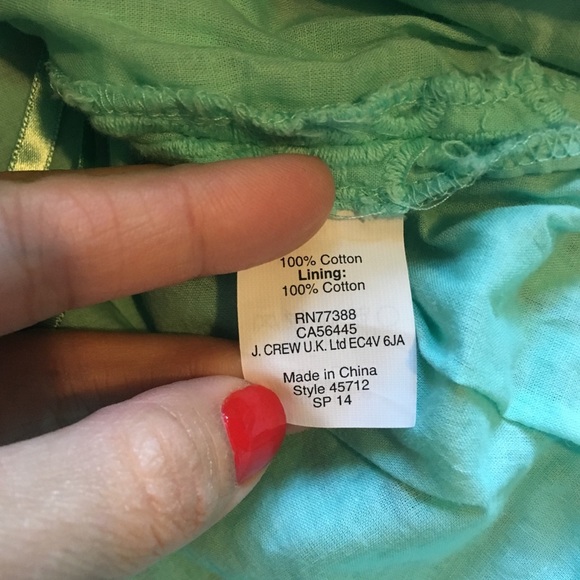 J Crew Factory Exploding Eyelet mini skirt - Picture 3 of 5